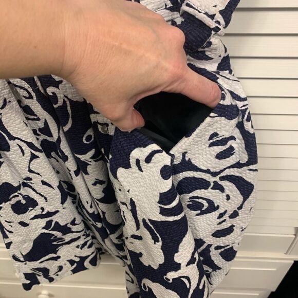 Just Taylor black and white floral Dress size 8 - Picture 3 of 5